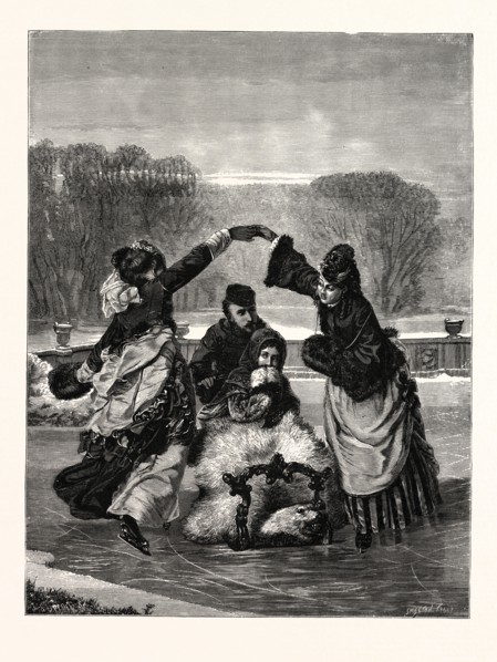 WINTER PASTIMES, Skating.