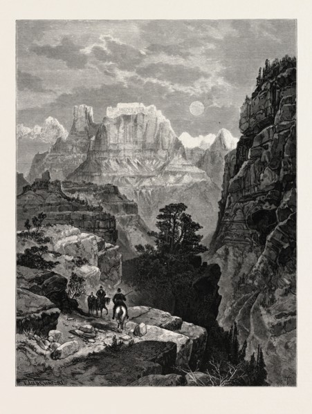 TEMPLE OF THE VIRGIN, MU-KOON-TU-WEAP VALLEY, UTAH, USA. Thomas Moran (February 12, 1837 â€ì August