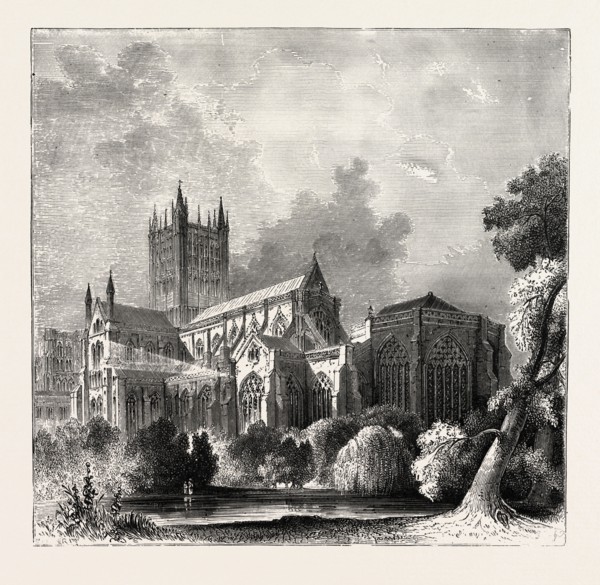 WELLS CATHEDRAL, Much of the structure is in the Early English style, much enriched by its