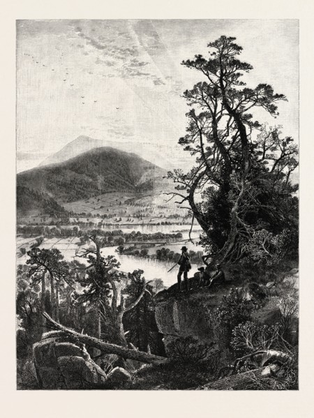 MOUNT ASCUTNEY, CONNECTICUT VALLEY, USA. J.D. WOODWARD. The name "Ascutney" comes from the Abenaki