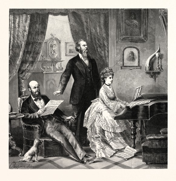 THE MUSIC LESSON. LAMOUREUX
