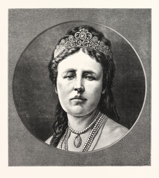 HER MAJESTY THE QUEEN OF SWEDEN, Engraving 1876