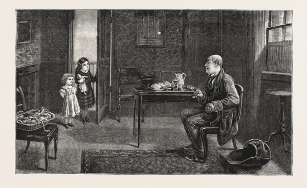 THE BROKER'S MAN. From the Picture by Alfred Dixon, in the Winter Exhibition of the Dudley Gallery,