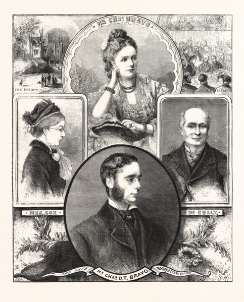 THE  BALHAM MYSTERY, PORTRAITS OF THE LATE MR. BRAVO, MRS. C. BRAVO, MRS. COX, AND DR. GULLY,