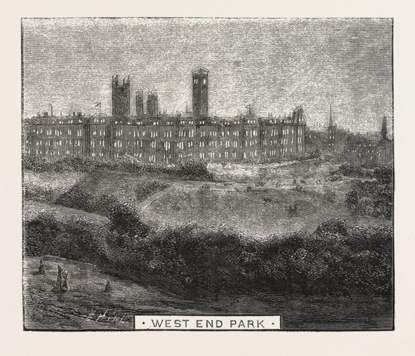 SKETCHES DURING THE PRINCE AND PRINCESS OF WALES'S RECENT VISIT TO GLASGOW, WEST END PARK,