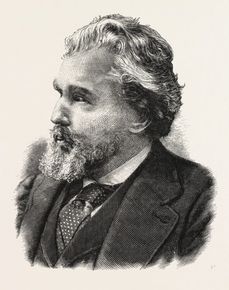 George Moore, philanthropist, 1806â€ì1876, English merchant and philanthropist, ENGRAVING 1876, UK,