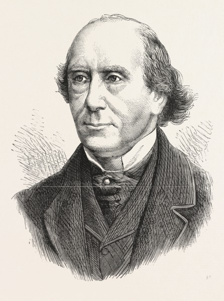 CHIEF JUSTICE WHITESIDE, ENGRAVING 1876, UK, britain, british, europe, united kingdom, great