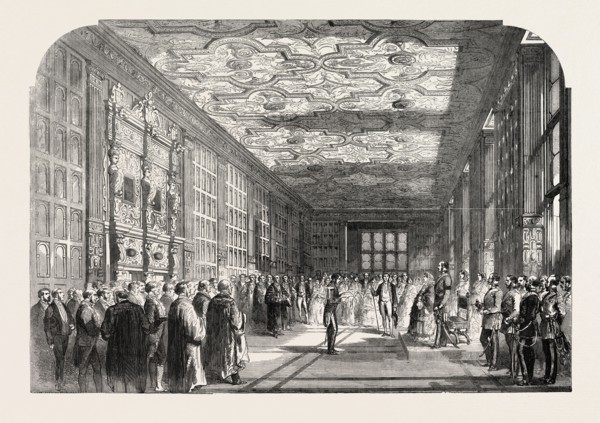 QUEEN VICTORIA'S VISIT BIRMINGHAM, UK: READING OF THE ADDRESS OF INTERIM MANAGERS TO HER MAJESTY IN