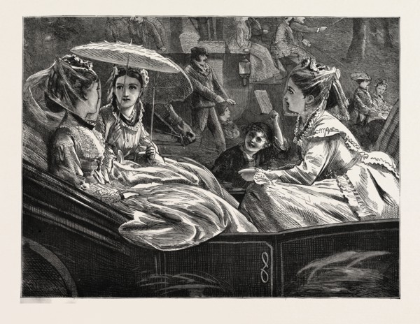 ON THE ROAD TO GOODWOOD, UK, 1870