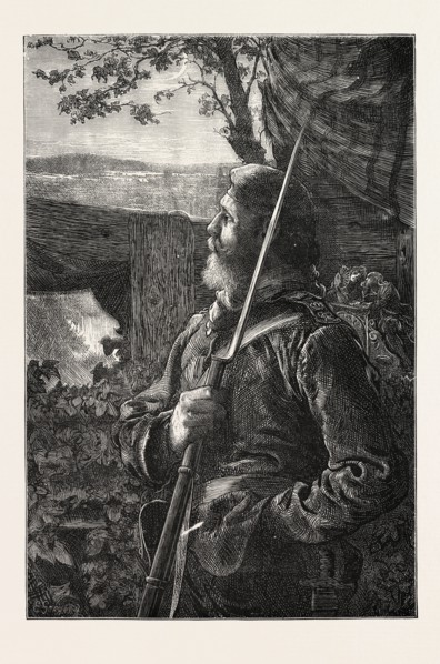 FRANCO-PRUSSIAN WAR: BEFORE PARIS: SENTRY OF THE ADVANCED POST, 1870