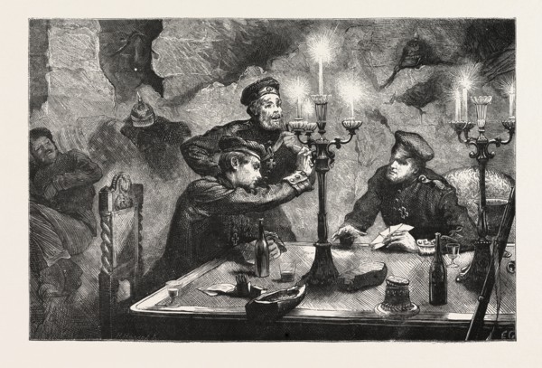 A QUIET GAME AT CARDS, 1870