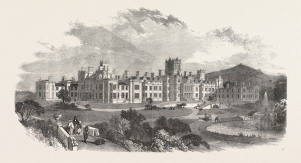 THE NEW ASYLUM FOR IDIOTS, AT EARLSWOOD COMMON, REDHILL, SURREY, UK, 1854