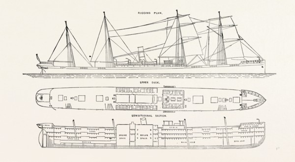 THE STEEL STEAMER MERTON HALL, 1882