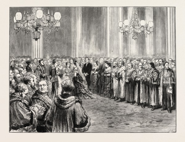 THE LORD MAYOR'S BANQUET AT THE MANSION HOUSE TO THE MAYORS OF PROVINCIAL BOROUGHS, LONDON, UK,