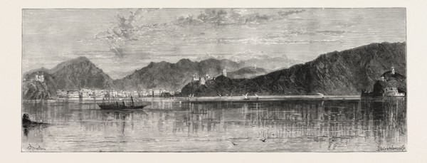 SIR BARTLE FRERE'S ANTI-SLAVERY MISSION: VIEW OF MUSCAT, ARABIA, 1873