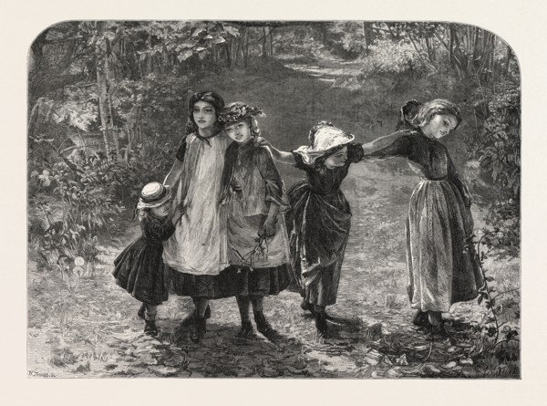 "FANCY FREE," BY L. SMYTHE, IN THE WINTER EXHIBITION AT THE FRENCH GALLERY, PALL MALL, LONDON, UK,