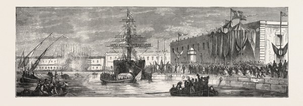 LANDING OF THE KING OF SPAIN AT CARTHAGENA, 1871