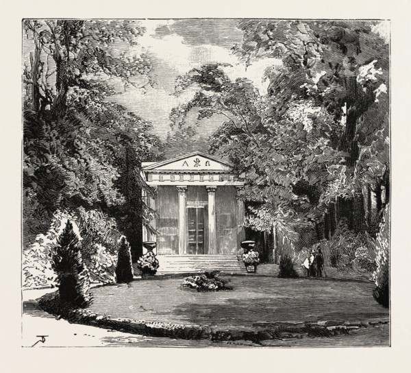 THE EXTERIOR OF THE ROYAL MAUSOLEUM, CHARLOTTENBURG, THE DEATH OF THE LATE EMPEROR WILLIAM,