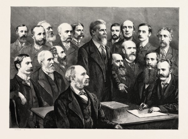 MEETING OF THE BIMETALLIC LEAGUE AT MANCHESTER, UK, britain, united kingdom, u.k., great britain,