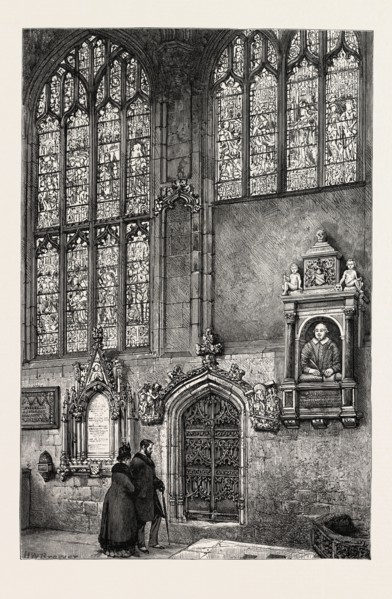 VIEW IN THE CHANCEL, HOLY TRINITY CHURCH, STRATFORD-ON-AVON, UK, britain, united kingdom, u.k.,