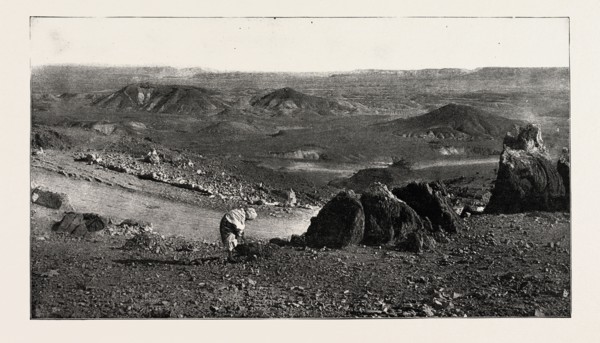 THE SAHARA DESERT, engraving 1890