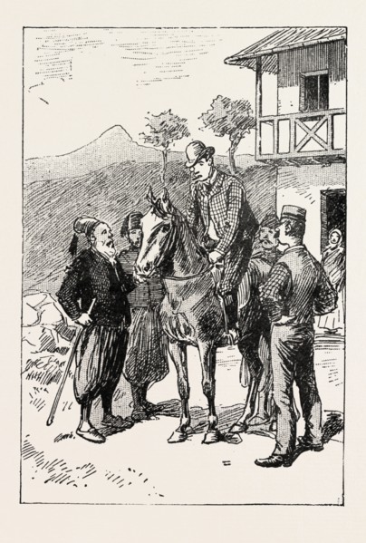A MORNING RIDE IN ATHENS, GREECE, Which were satisfactorily concluded, and a saddle having been
