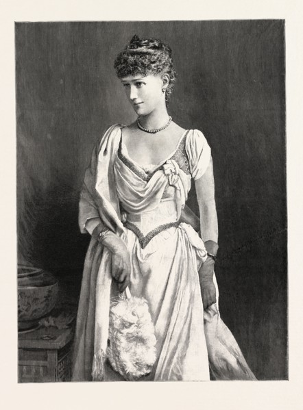 HER EXCELLENCY THE COUNTESS OF ZETLAND, engraving 1890