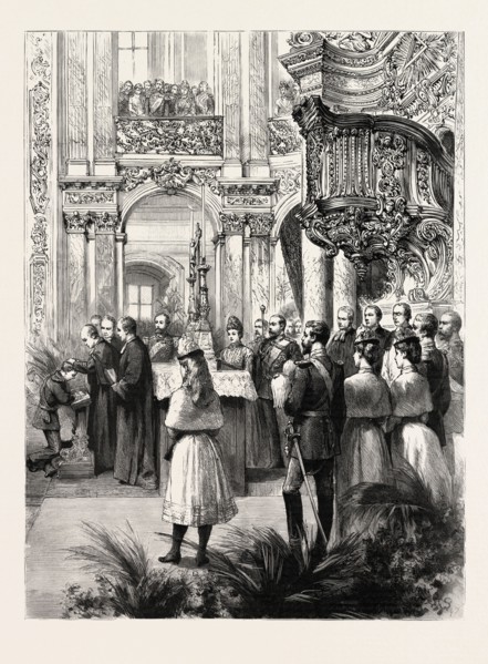 CONFIRMATION OF H.R.H. PRINCE ALFRED OF EDINBURGH, The Duchess of Edinburgh, The Prince of Wales,