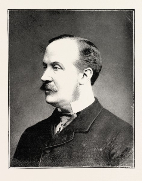 THE LATE SIR EDWARD P. COWAN, engraving 1890, UK, U.K., Britain, British, Europe, United Kingdom,