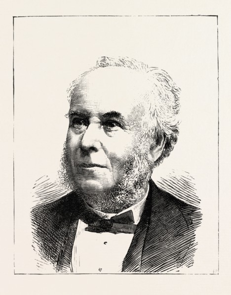 THE LATE MR. EDWARD LLOYD Newspaper Proprietor,, engraving 1890, UK, U.K., Britain, British,