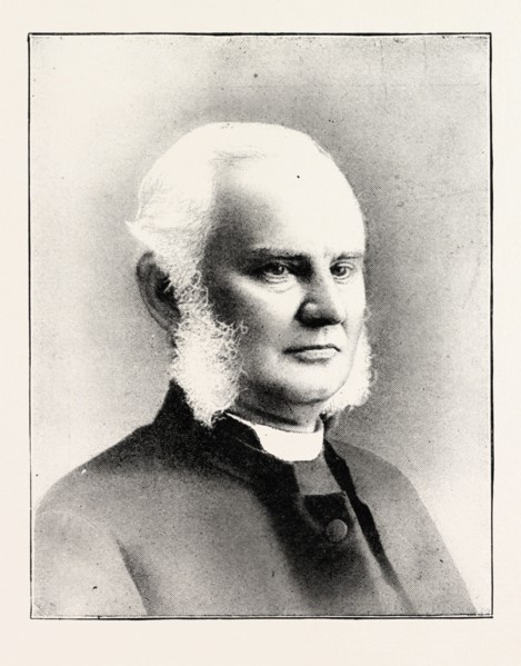 THE RIGHT REV. EDWARD PARRY, D.D. Bishop of Dover, engraving 1890, UK, U.K., Britain, British,