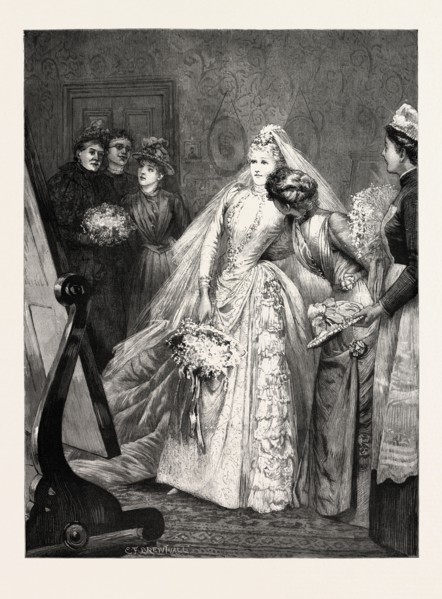 THE SUPREME MOMENT, engraving 1890, engraved image, history, arkheia, illustrative technique,