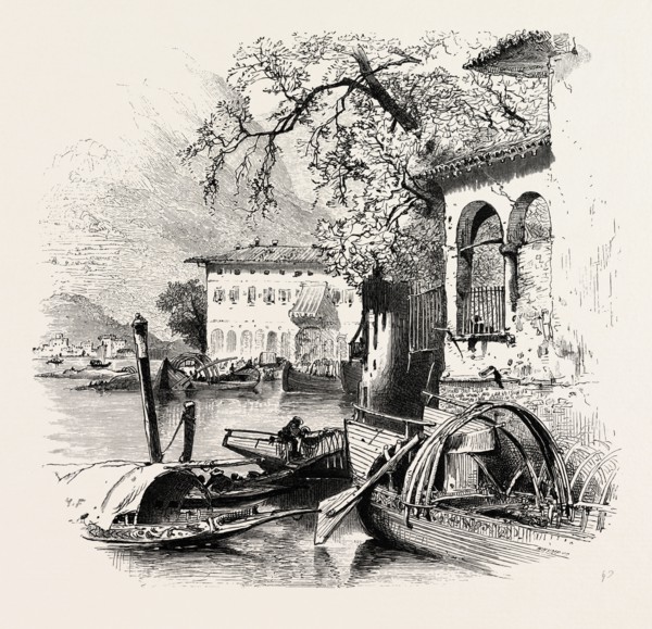 Lecco, Lago di Como, the Italian lakes, Italy, 19th century engraving