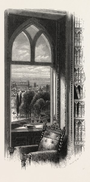 View from the Library Window, UK, U.K., Britain, British, Europe, United Kingdom, Great Britain,