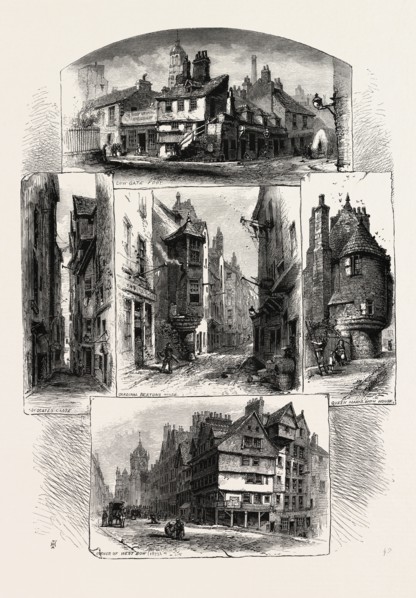 BITS IN OLD EDINBURGH, Edinburgh and the South Lowlands, Scotland, Great Britain, UK, U.K.,