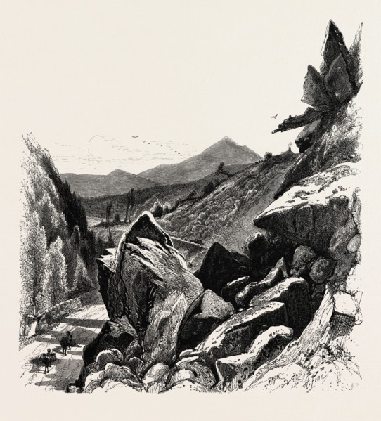 The Scalp, Ireland, Irish, Eire, 19th century engraving