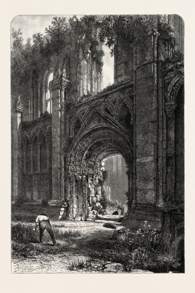 GLASTONBURY ABBEY, UK, U.K., Britain, British, Europe, United Kingdom, Great Britain, European,