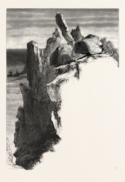 The Logan Rock, The land's end, UK, U.K., Britain, British, Europe, United Kingdom, Great Britain,