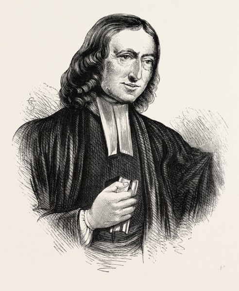 JOHN WESLEY, 1870s engraving
