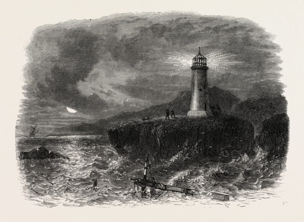 MOUNT DESERT ISLE, 1870s engraving