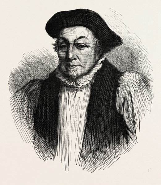 ARCHBISHOP LAUD, 1870s engraving