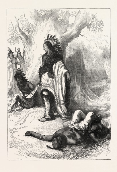 UNCAS AND MIANTONOMOH; Uncas was a sachem of the Mohegan who through his alliance with the English