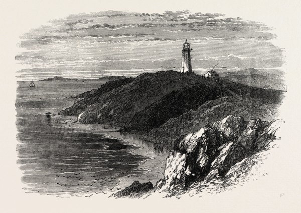 GAY'S HEAD, MARTHA'S VINEYARD, UNITED STATES OF AMERICA, US, USA, 1870s engraving