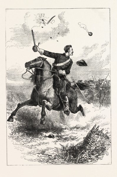 NORTHROP LEADING THE ATTACK AT KNOXVILLE, AMERICAN CIVIL WAR, UNITED STATES OF AMERICA. Lucius