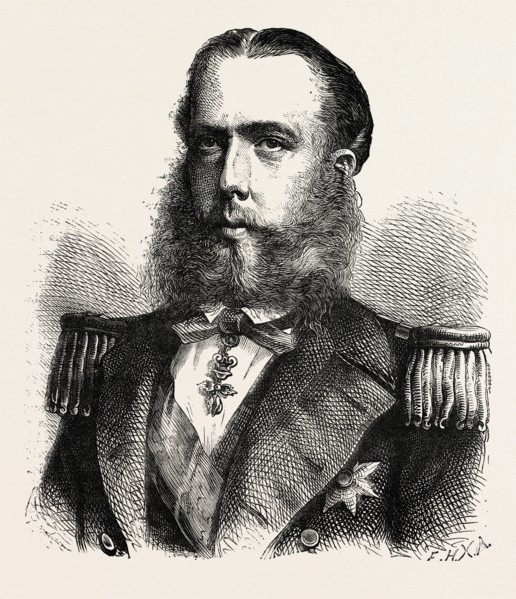THE EMPEROR MAXIMILIAN, He was the only monarch of the Second Mexican Empire, MEXICO, 1870s