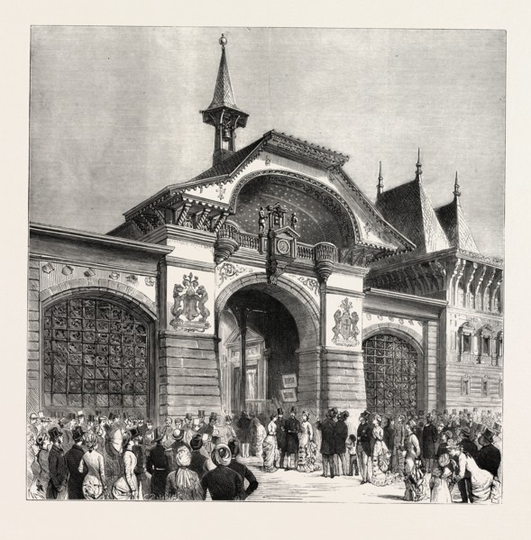 THE SWISS PAVILION IN THE INTERNATIONAL STREET, WAITING TO HEAR THE CLOCK STRIKE, the Paris