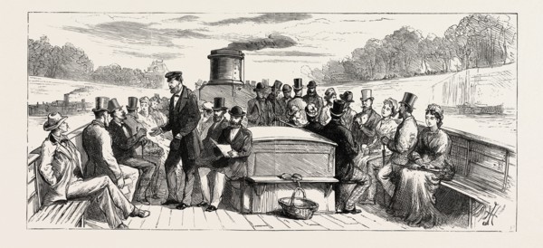 GOING HOME BY WATER: ON BOARD A SEINE STEAMBOAT, FRANCE