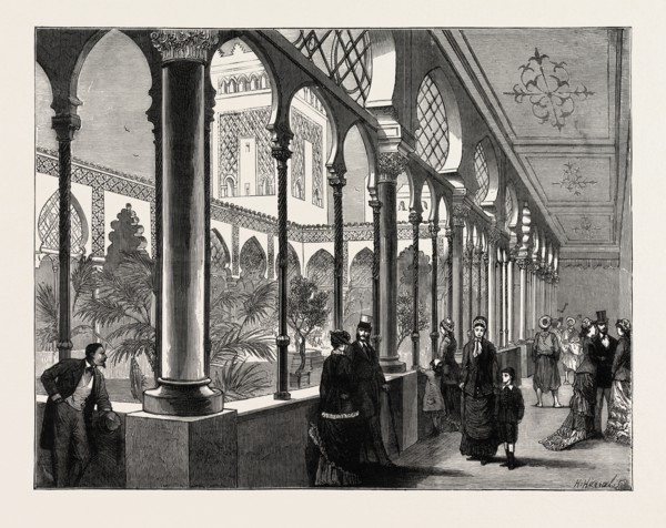 THE PARIS EXHIBITION, THE ALGERIAN COURT, FRANCE