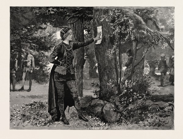 AT COOMBE HOUSE, SURREY, ENGRAVING 1884, UK, britain, british, europe, united kingdom, great