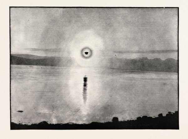 AT THE NORTH CAPE, engraving 1884